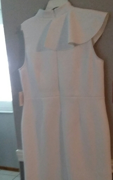 ELLOQEE WHITE DRESS - Picture 2 of 2